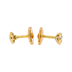 Boucles d'oreilles  Puces Or rose  Diamant