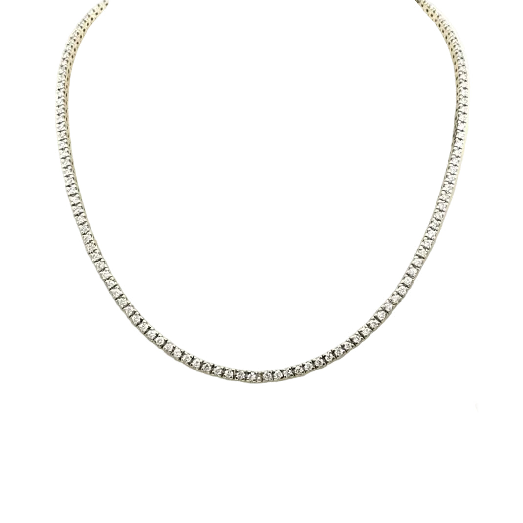 Collier Rivière en or blanc et diamants