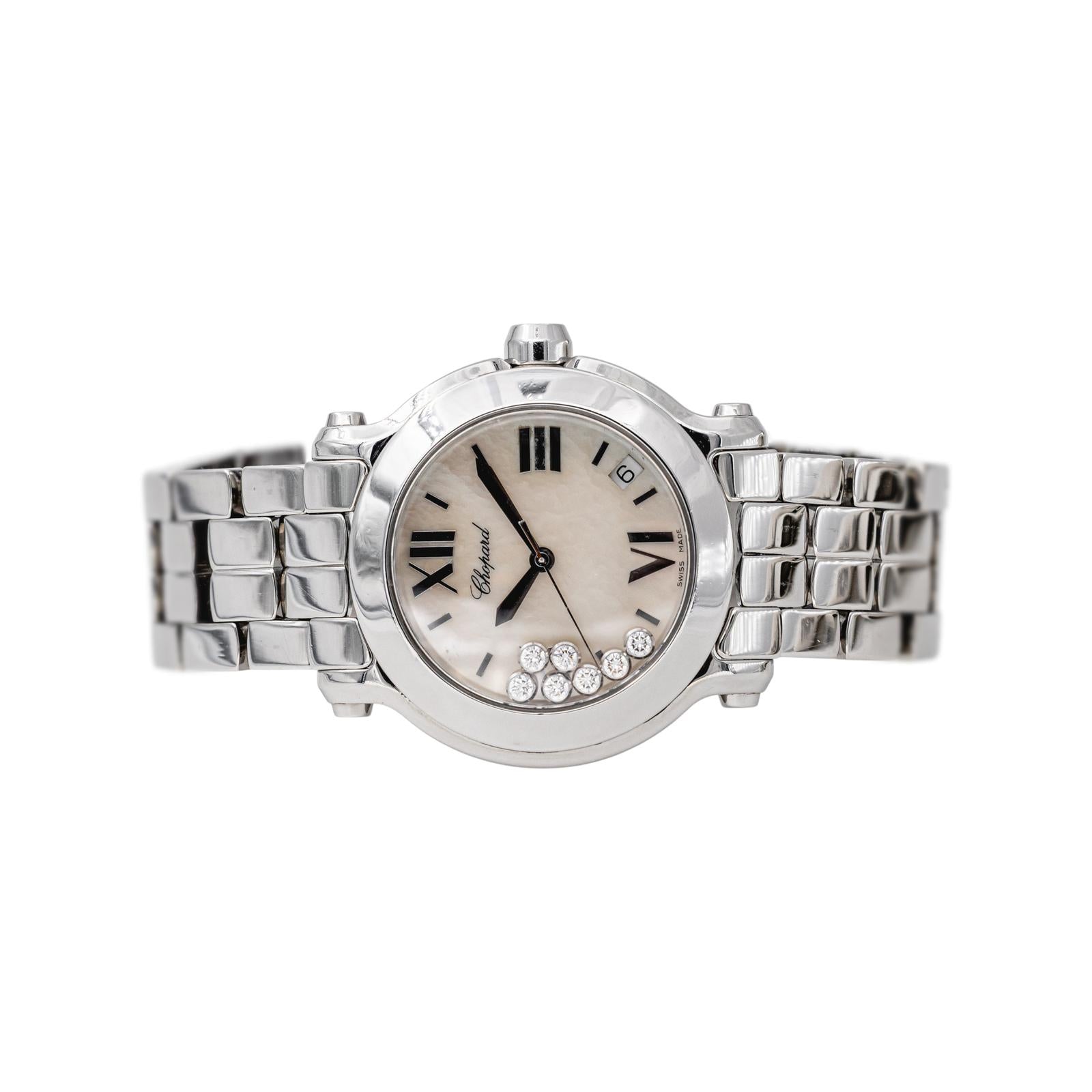 Chopard Montre Happy sport Acier Diamant