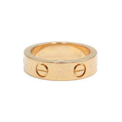 Bague Alliance CARTIER "Love" en or rose et saphir
