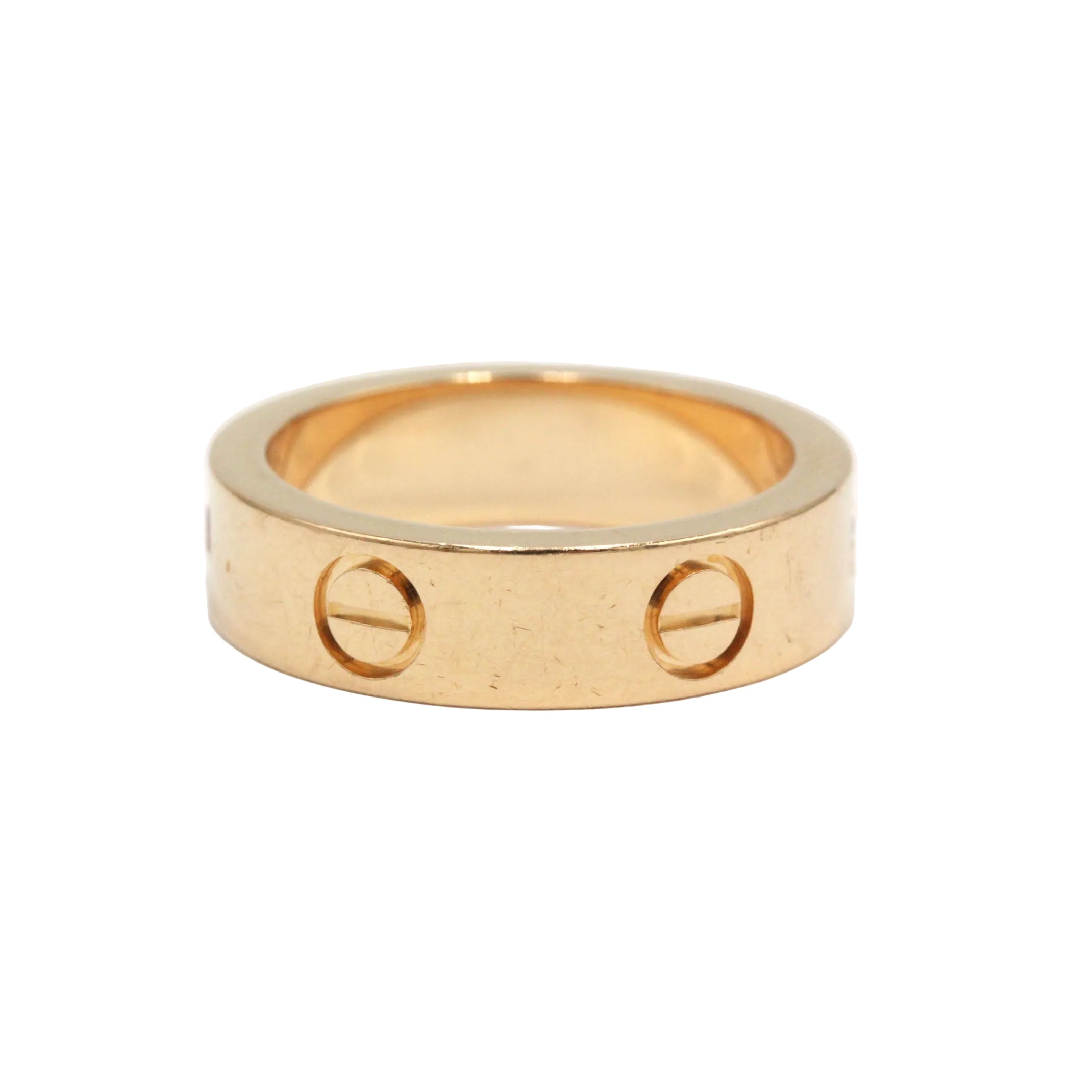 Bague Alliance CARTIER "Love" en or rose et saphir