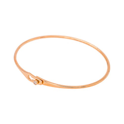 Bracelet Jonc DINH VAN "Serrure" en or rose et diamant