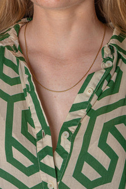 Collier  Maille forçat  Or jaune