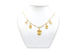 Collier Pendentif en or jaune et perles
