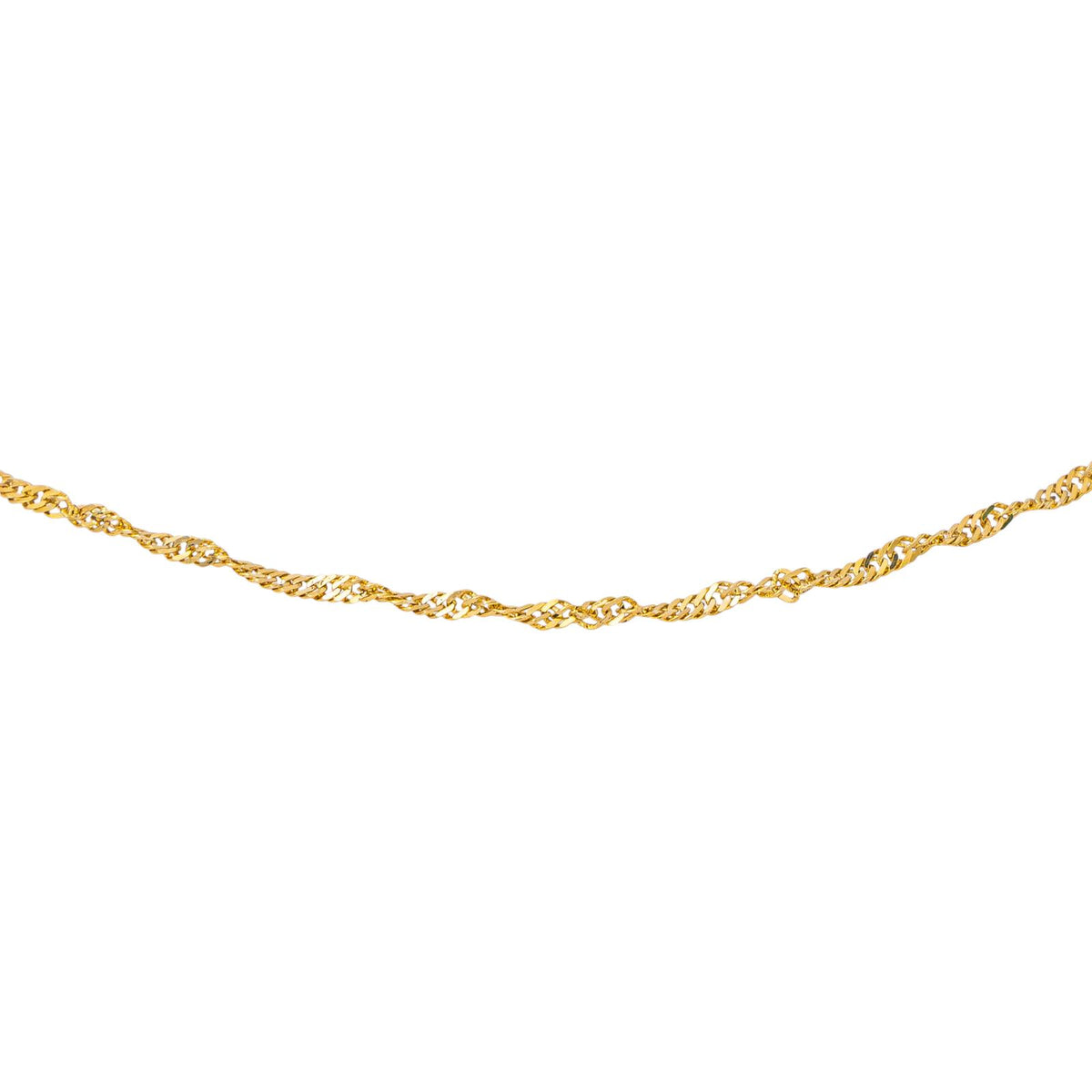 Collier Maille torsadée Or jaune
