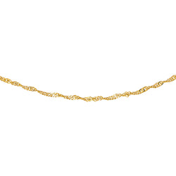 Collier Maille torsadée Or jaune