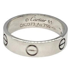 Bague Alliance CARTIER "Love" en or blanc
