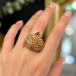 Bague Cocktail BOUCHERON "Collection des Animaux" en or jaune, rubis et diamant