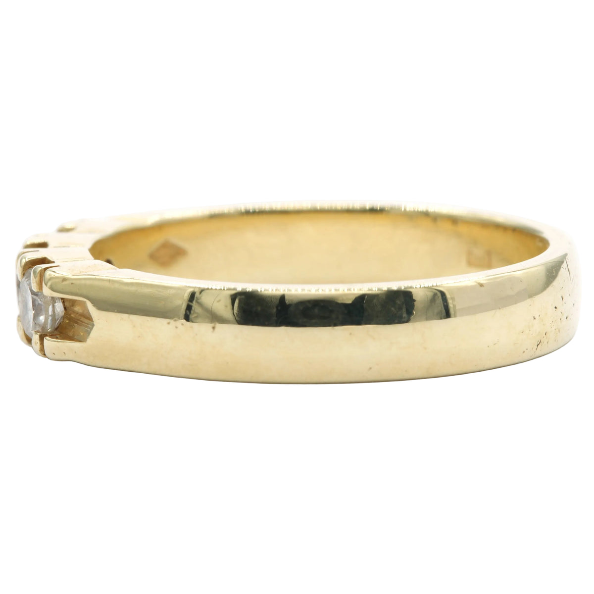 Bague Trilogie en or jaune et diamants