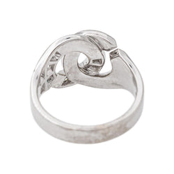 Dinh Van Bague Menottes Or blanc Diamant
