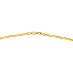 Collier Maille boule Or jaune