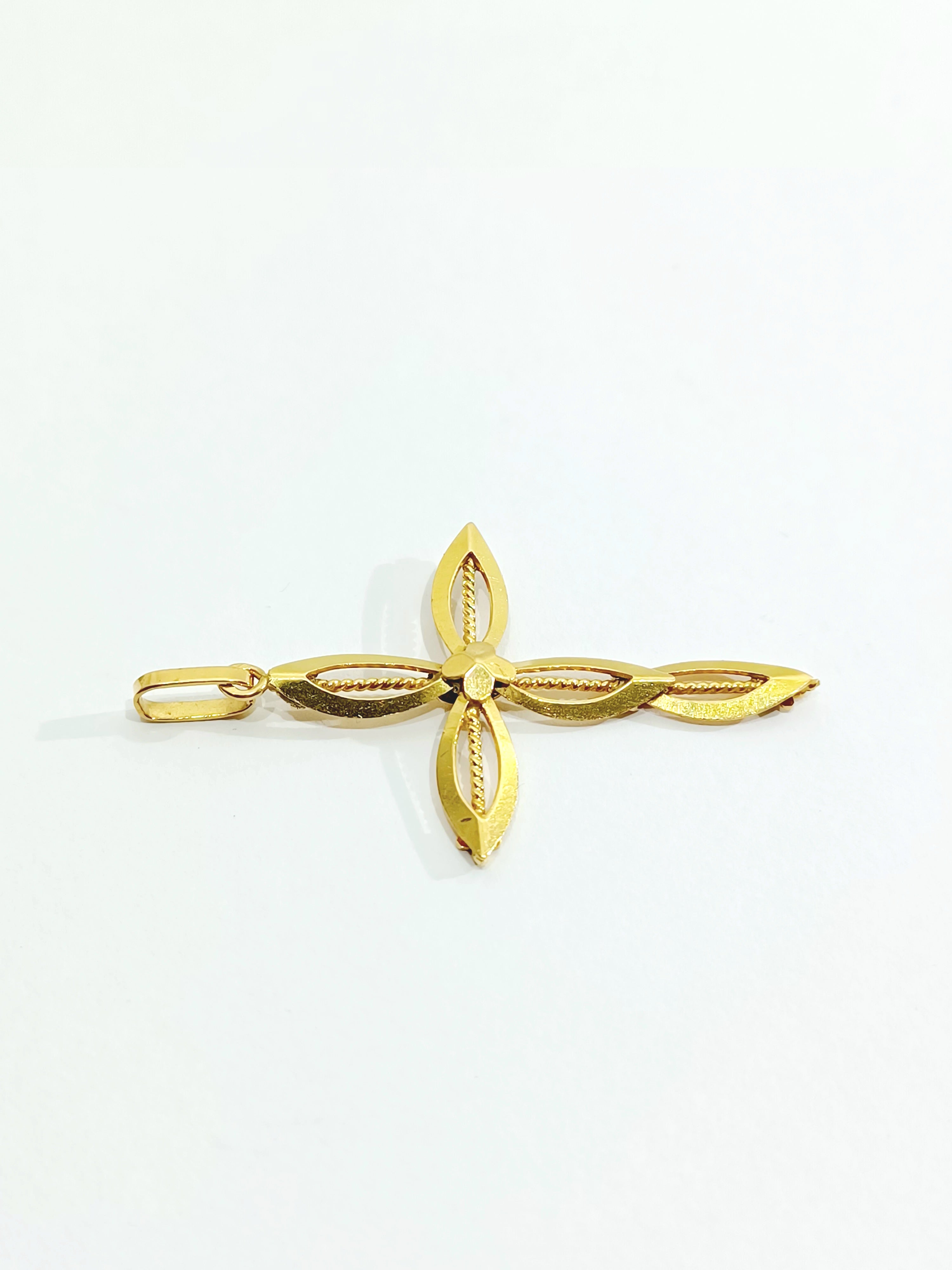 Yellow Gold Cross