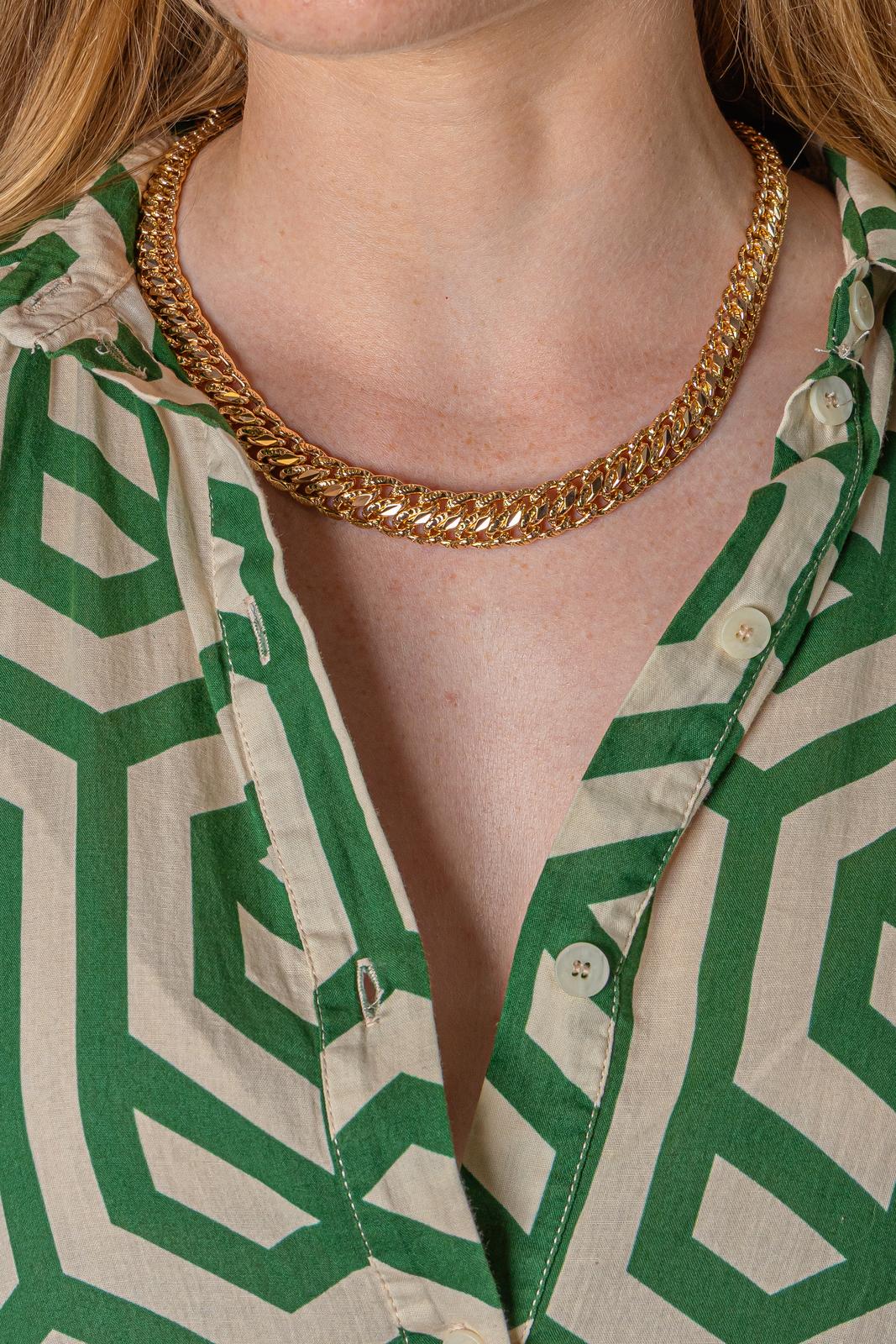 Collier Maille Russe Or rose