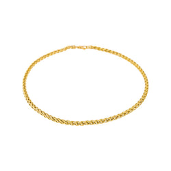 Collier Maille tressée Or jaune