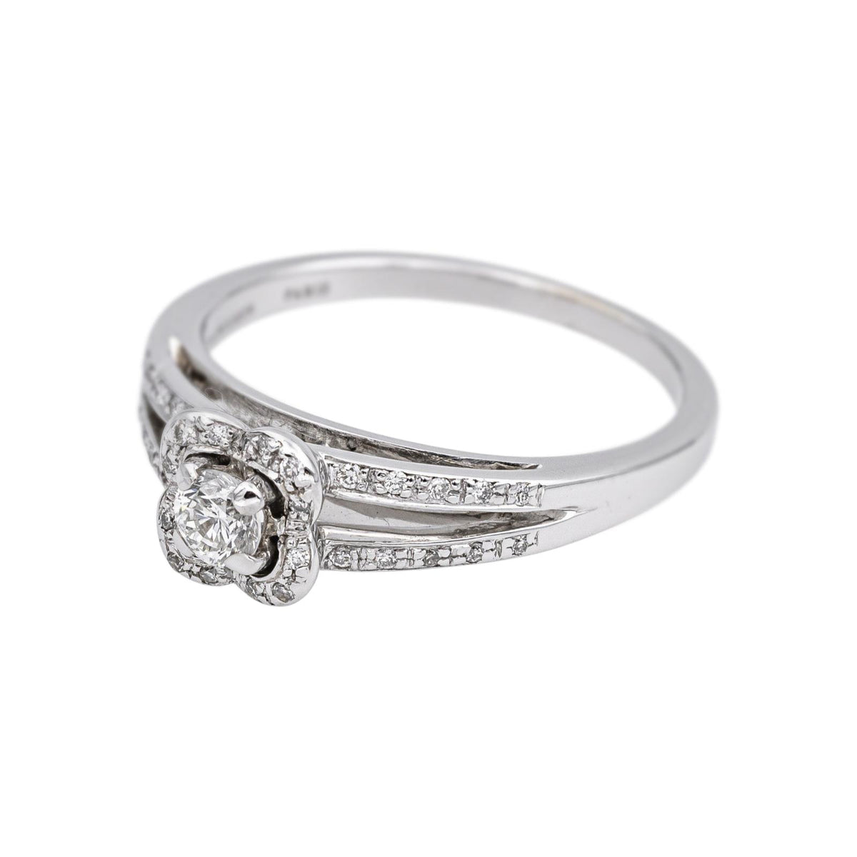 Mauboussin Bague Chance of Love Or blanc Diamant