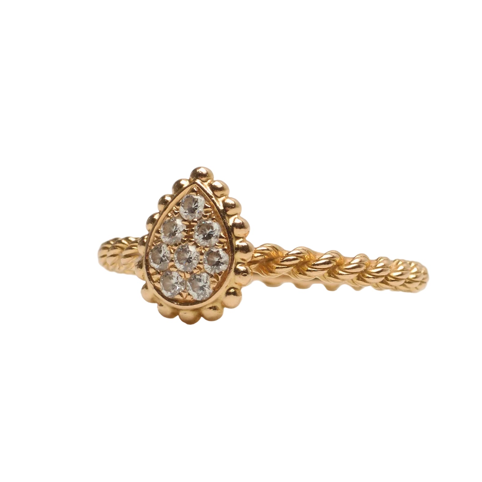 Bague BOUCHERON "Serpent Bohème" en or rose et diamants