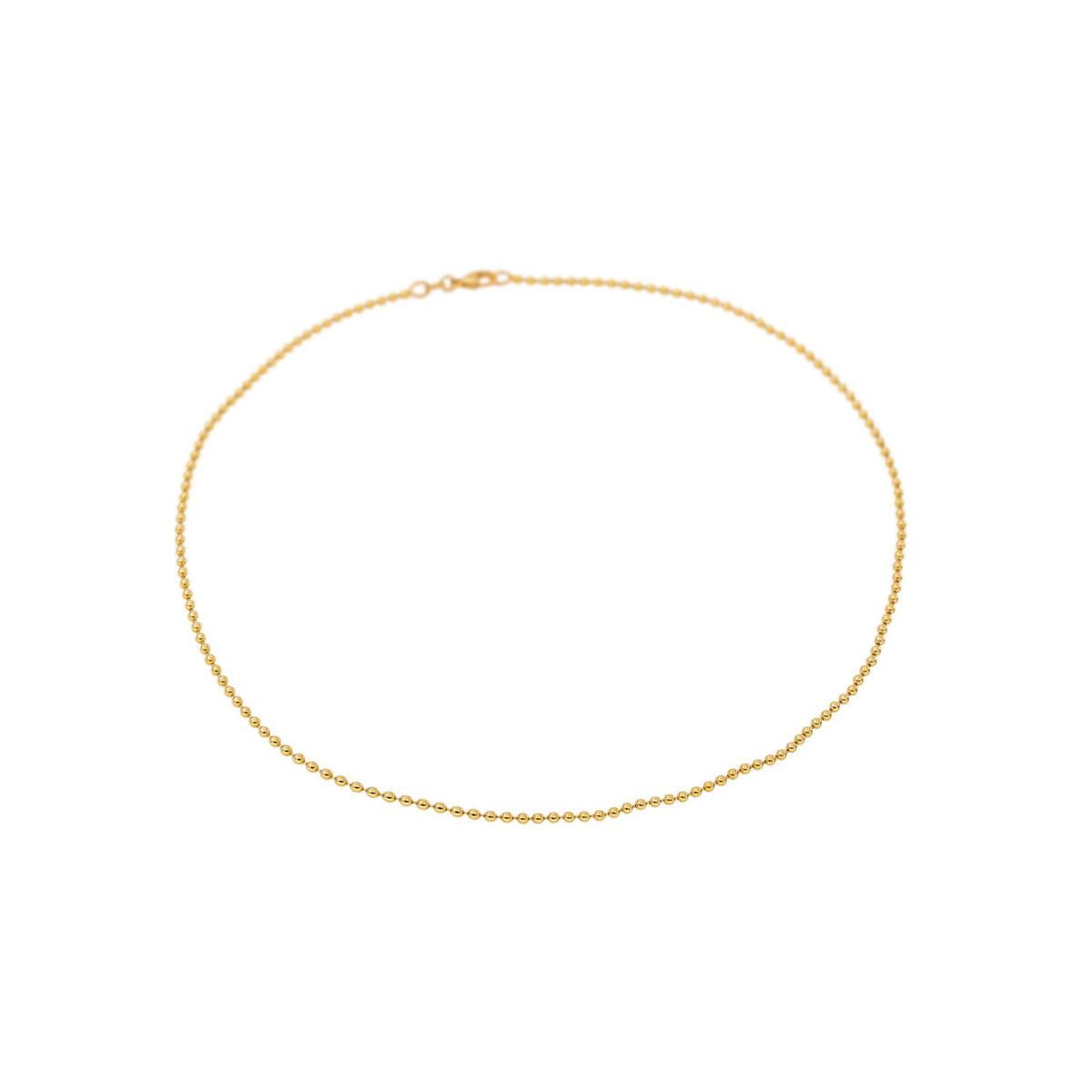 Collier Maille boule Or jaune