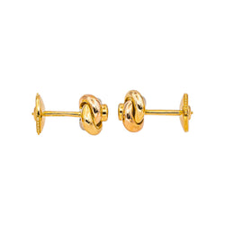 Cartier Boucles d'oreilles Puces Trinity Or rose Diamant