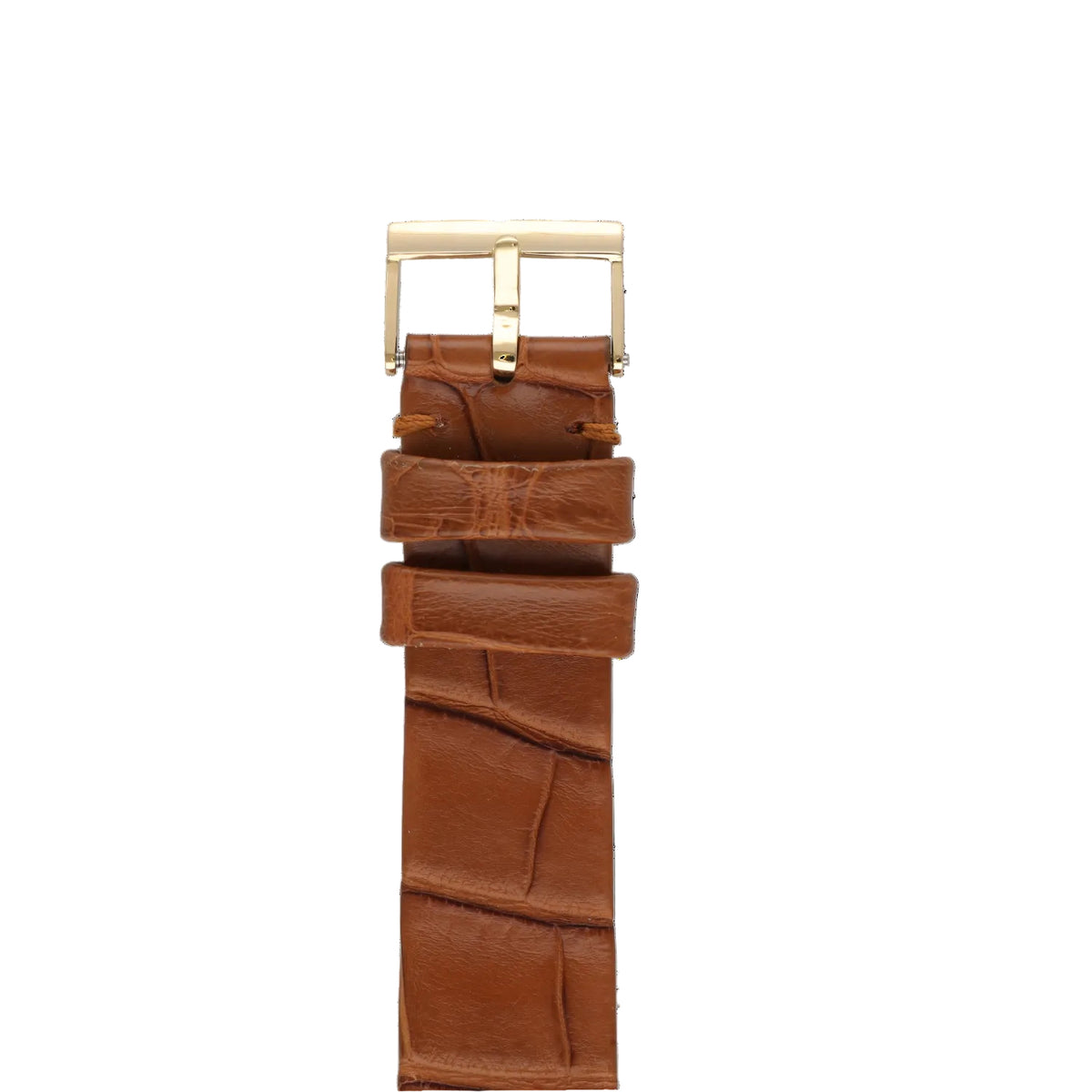 Montre LECOULTRE en or jaune et cuir