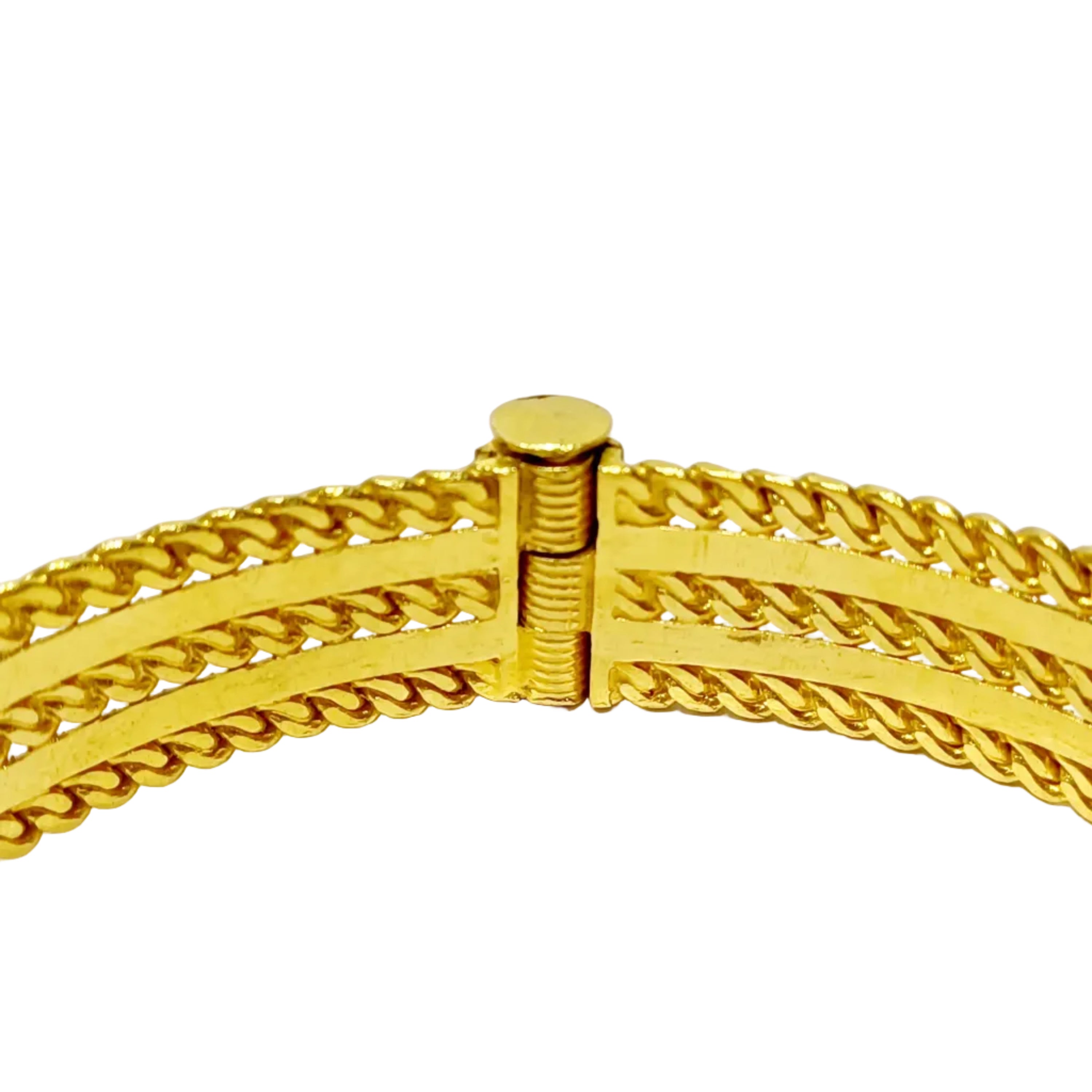 Bracelet Serpent En Or Et Rubis