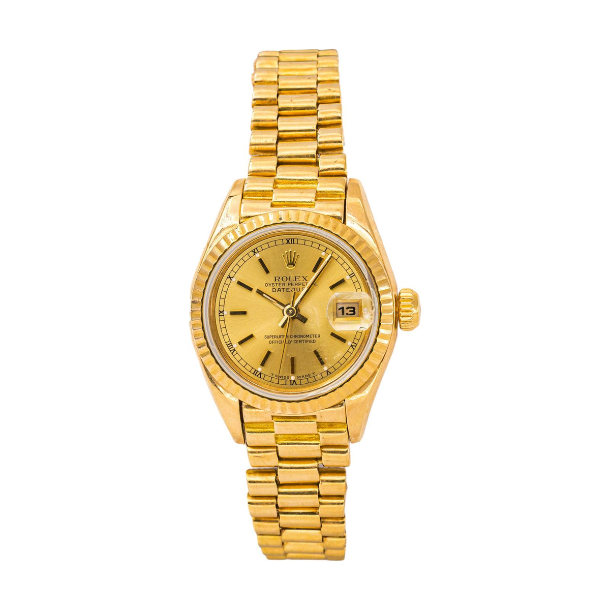 Rolex Montre Lady Datejust Or jaune