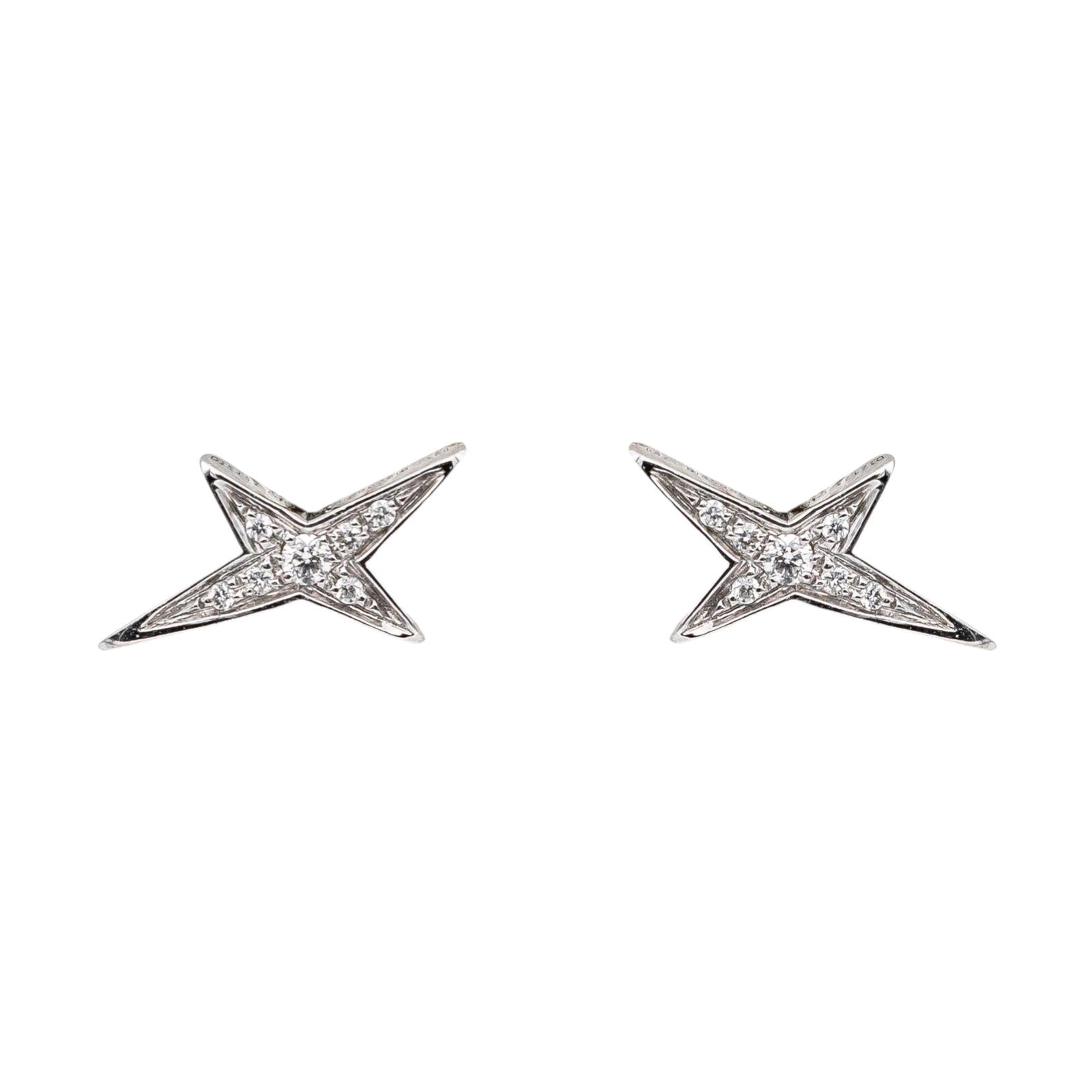 Mauboussin Boucles d'oreilles French Valentine Or blanc Diamant