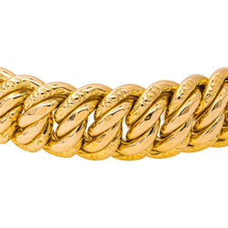 Bracelet maille Américaine Or jaune