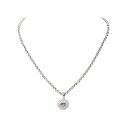Chopard Collier Happy Diamonds Or blanc Diamant