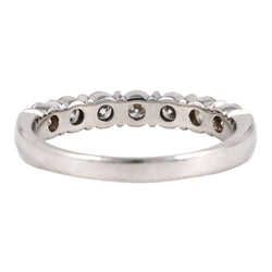 Bague Alliance en or blanc et diamants