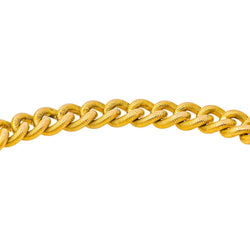 Bracelet Maille gourmette Or jaune
