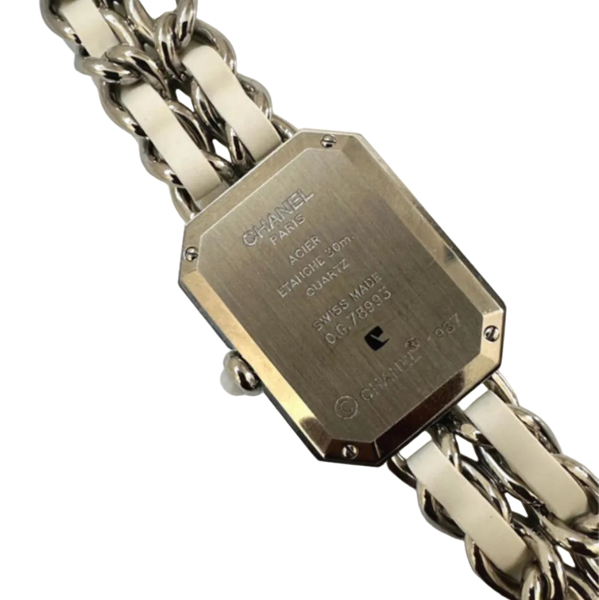 Montre Chanel Première en acier et cuir XXL