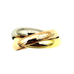 Bague Alliance CARTIER "Trinity" MM en or blanc, or jaune et or rose