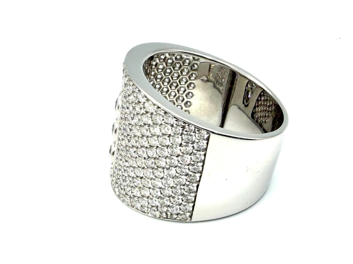 Bague MESSIKA "Move Joaillerie Pavée" en or blanc et diamants