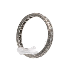 Bague Alliance en or blanc et diamants