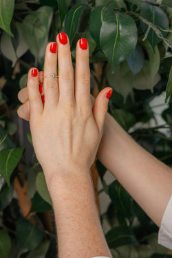 Bague Pompadour Or jaune Diamant