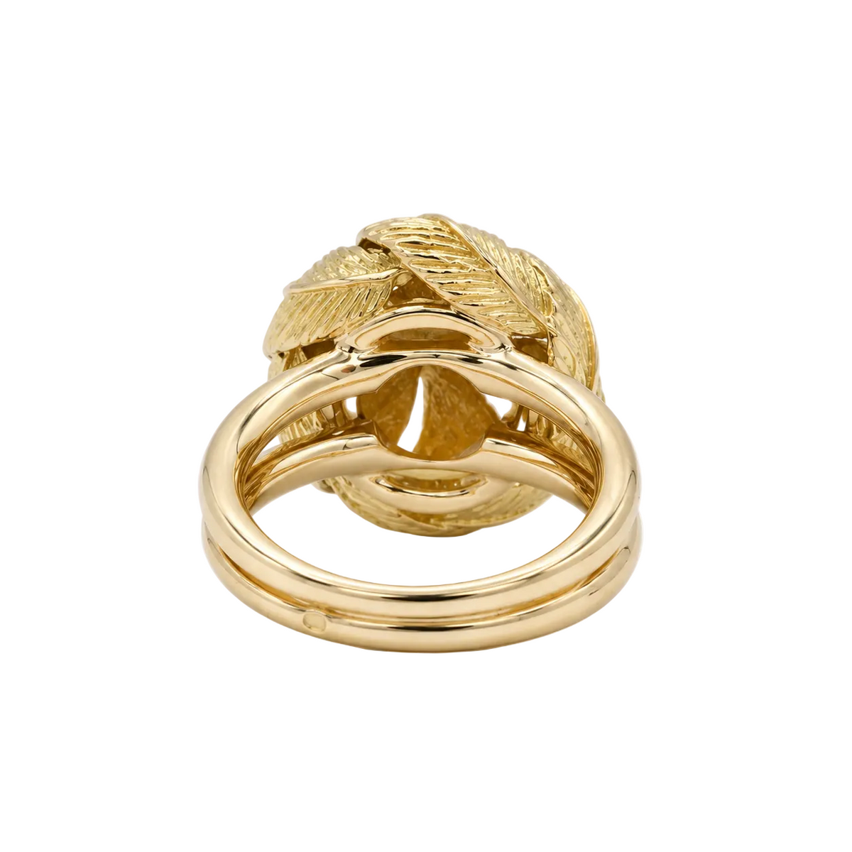 Bague Cocktail en or jaune et diamants
