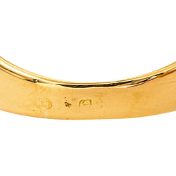 Bague Bandeau Or jaune Diamant