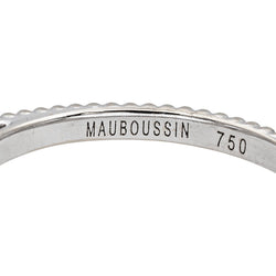 Mauboussin Bague Solitaire Fan du premier jour Or blanc Diamant