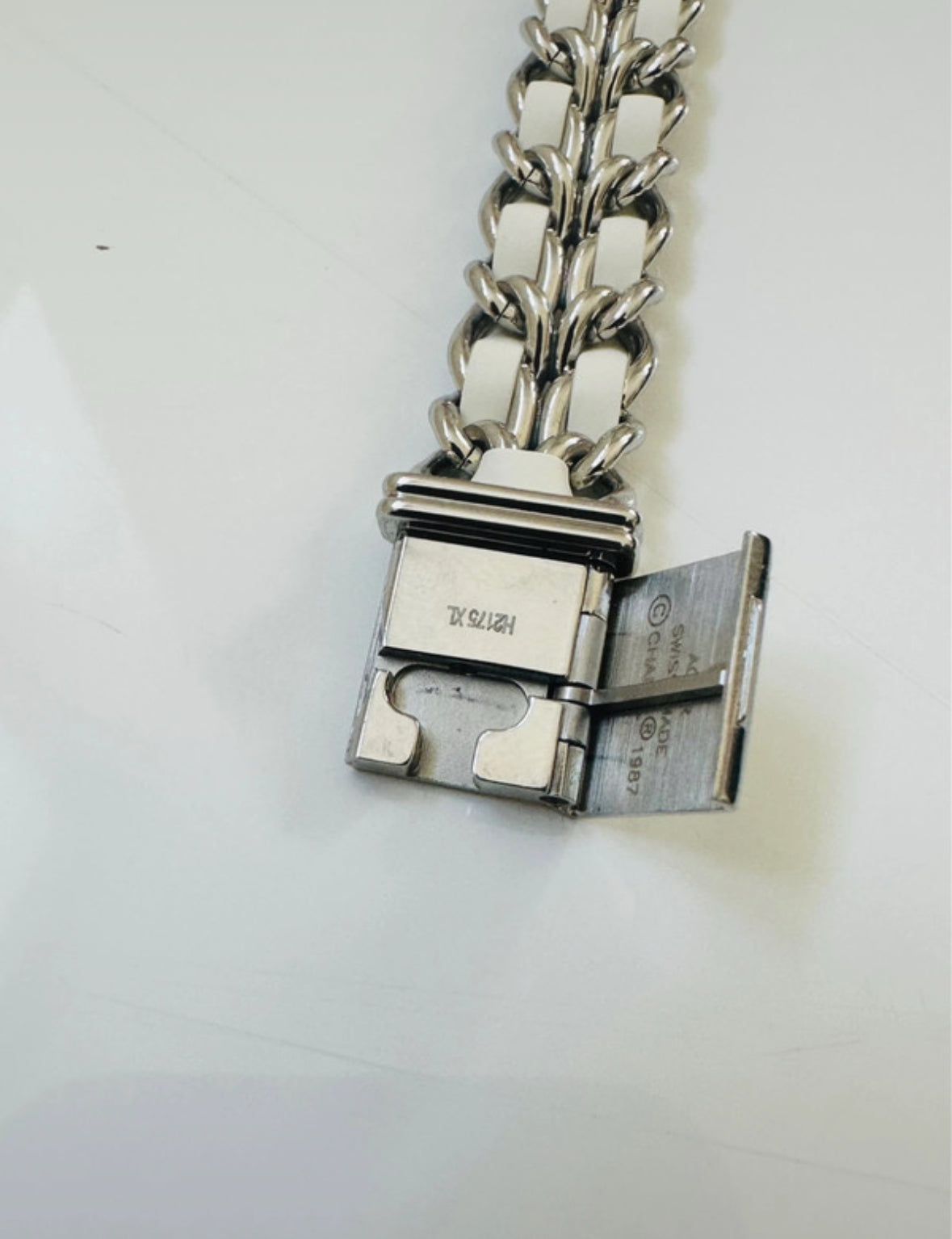 Montre Chanel Première en acier et cuir XXL