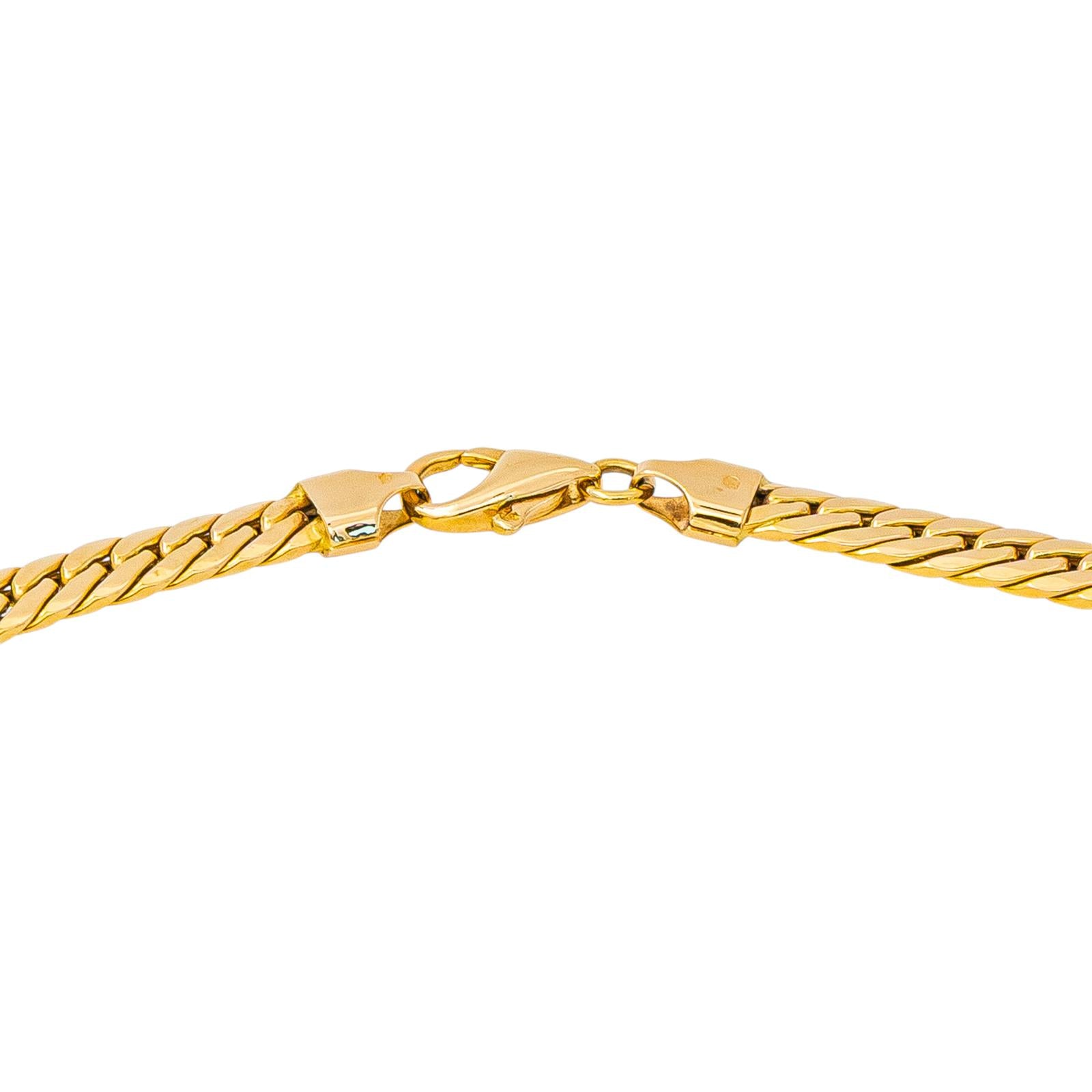 Collier Maille gourmette Or jaune
