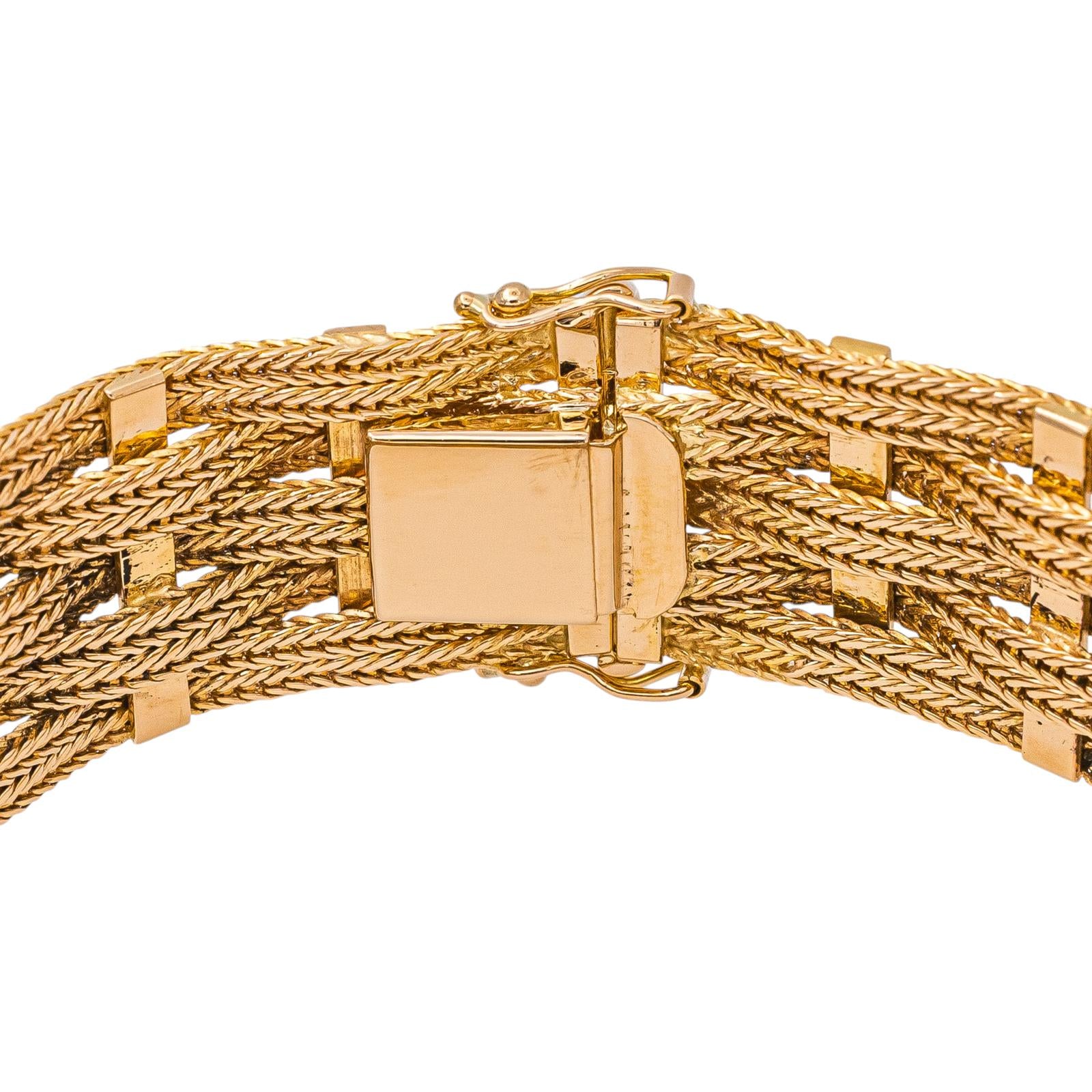 Bracelet Manchette Or rose