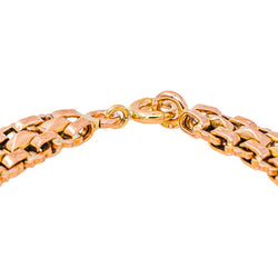 Bracelet Maille Tank Or rose