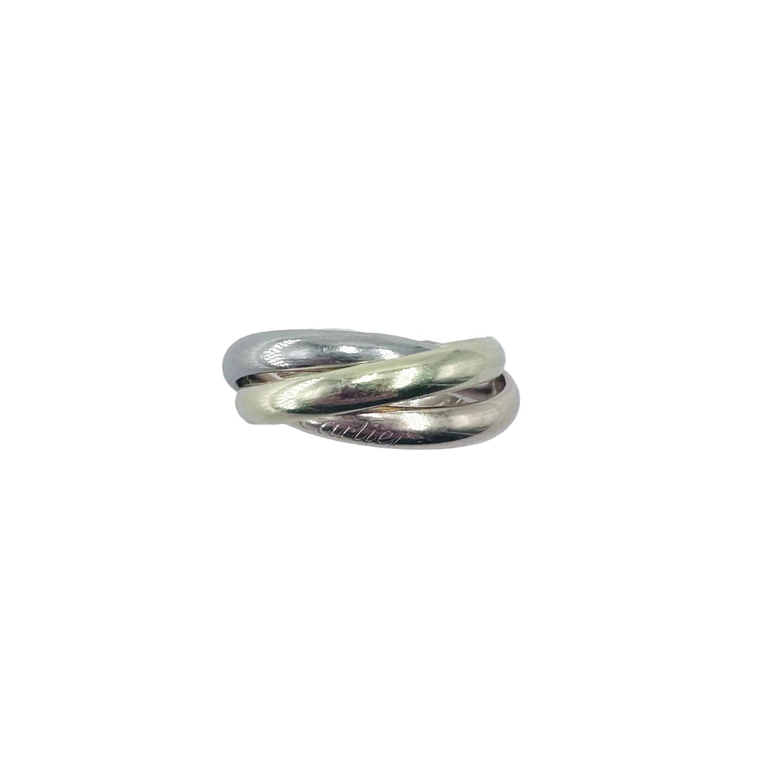 Bague CARTIER "Trinity" en or blanc, or jaune et or rose