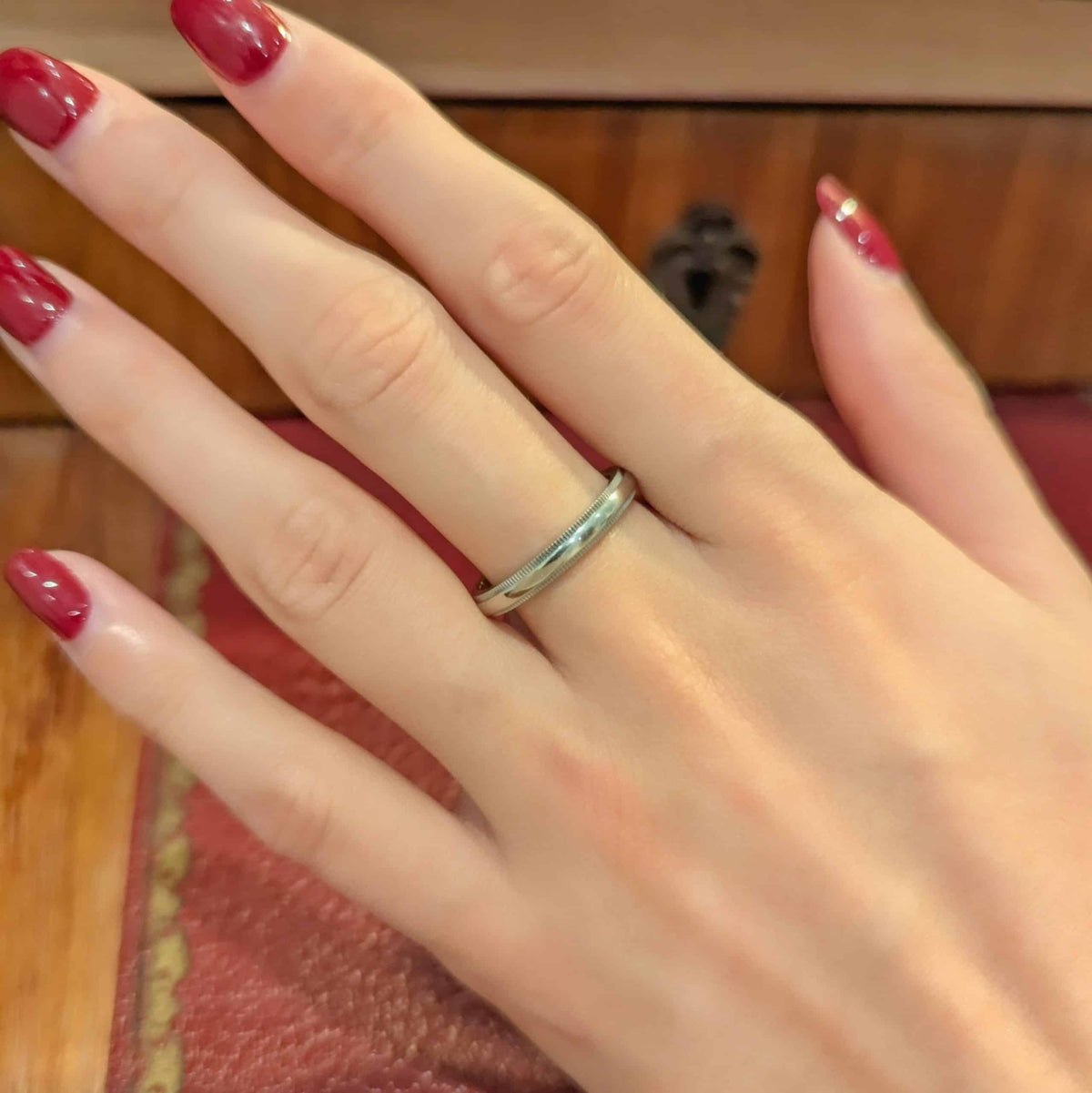 Bague Alliance TIFFANY & CO. "Together" en platine