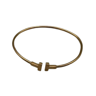 Bracelet Jonc TIFFANY & CO. "T Wire" en or rose