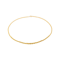 Collier Maille Corde Or jaune