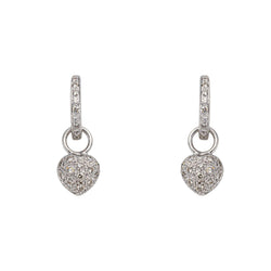 Boucles d'oreilles Or blanc Diamant