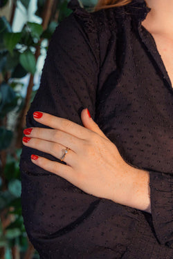 Bague Solitaire Or jaune Diamant