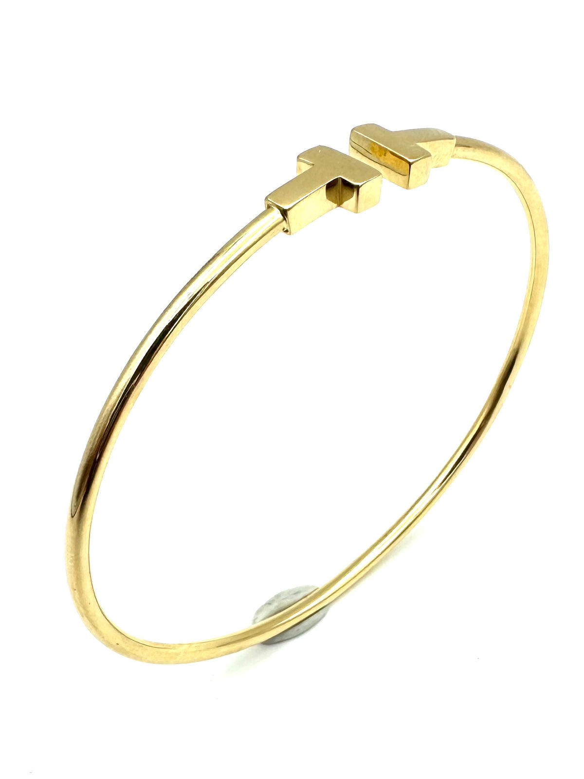 Bracelet Jonc TIFFANY & CO. Tiffany T en or jaune