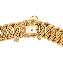 Bracelet Maille américaine Or rose